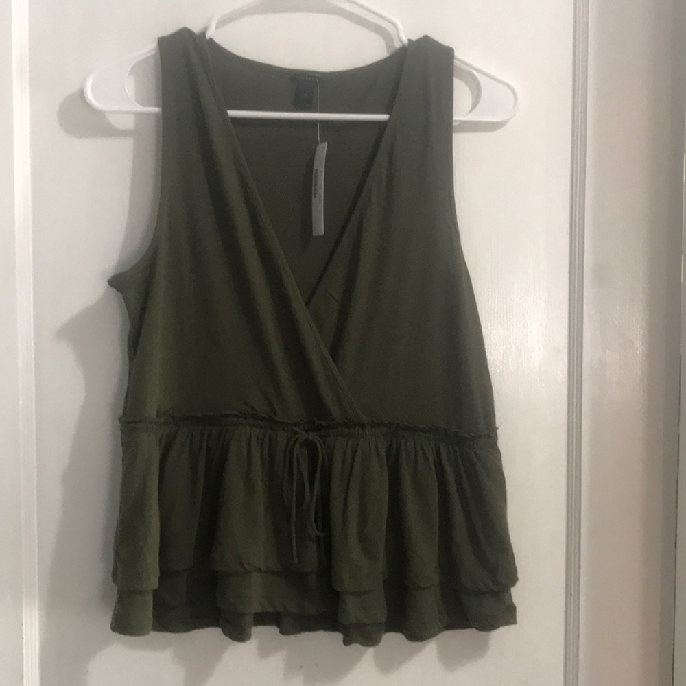 J.Crew Ruffle Hem Tank Top